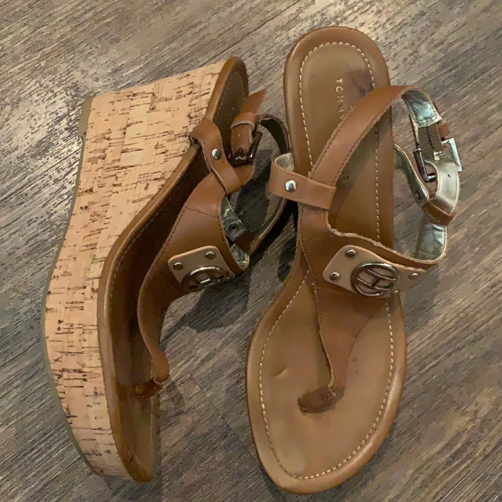 Tommy Hilfiger Cork Wedges